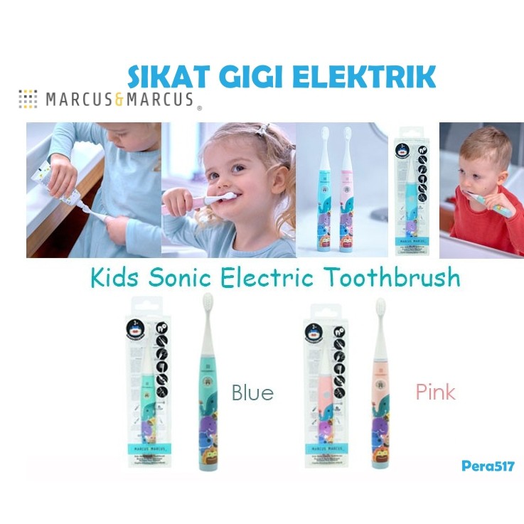 PERA517 MARCUS AND MARCUS SIKAT GIGI KIDS SONIC ELECTRIC TOOTHBRUSH