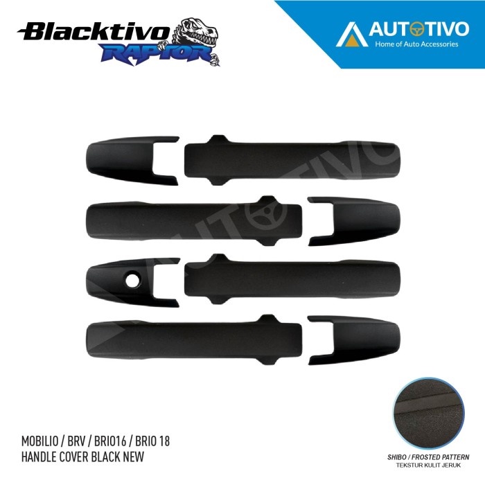 Aksesoris Fariasi Tambahan JSL Pegangan Pintu BRV 2016 Handle Cover Black New