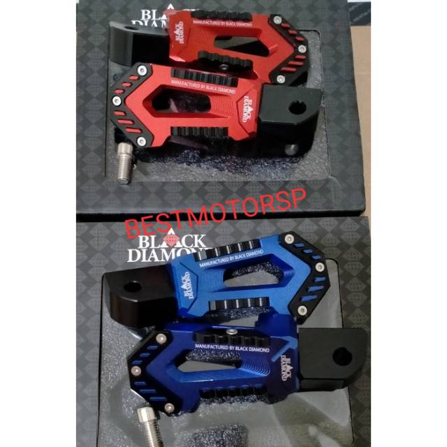 FOOTSTEP/PIJAKAN KAKI BELAKANG BLACK DIAMOND YAMAHA NMAX/AEROK155/LEXI