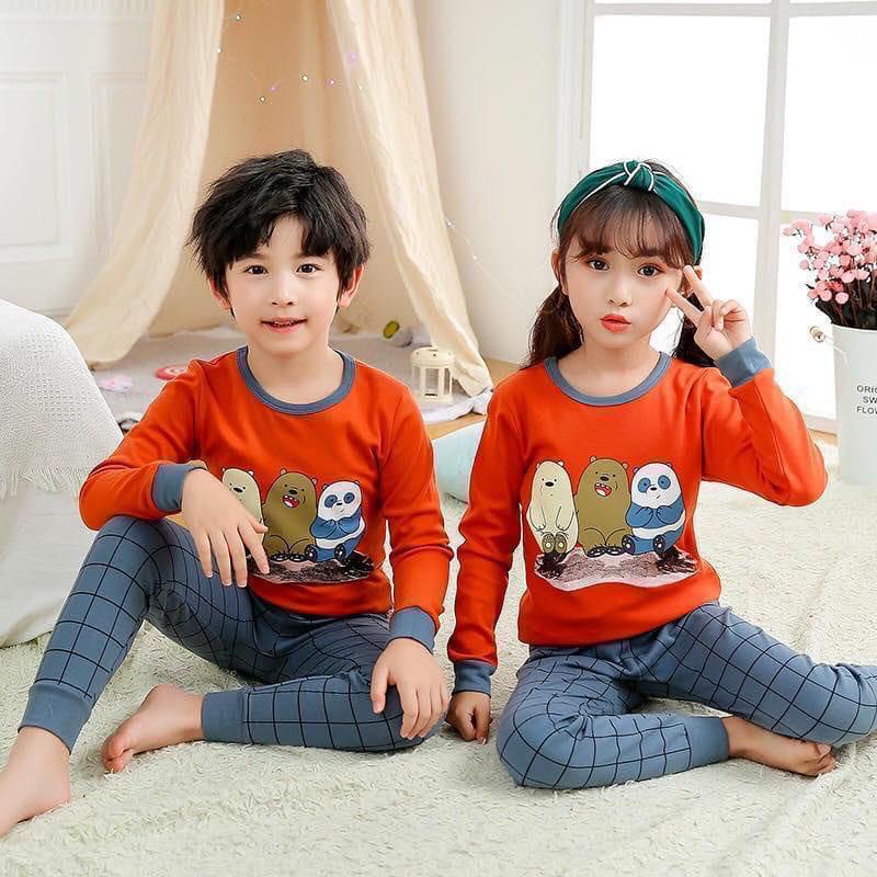 jinostarry BAJU TIDUR ANAK KAOS BUAT UMUR 1-9 TAHUN