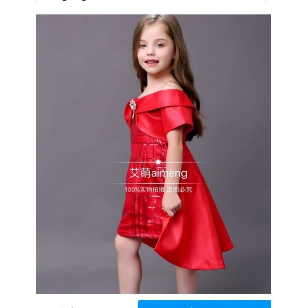 GAUN PESTA ANAK MODEL EKOR