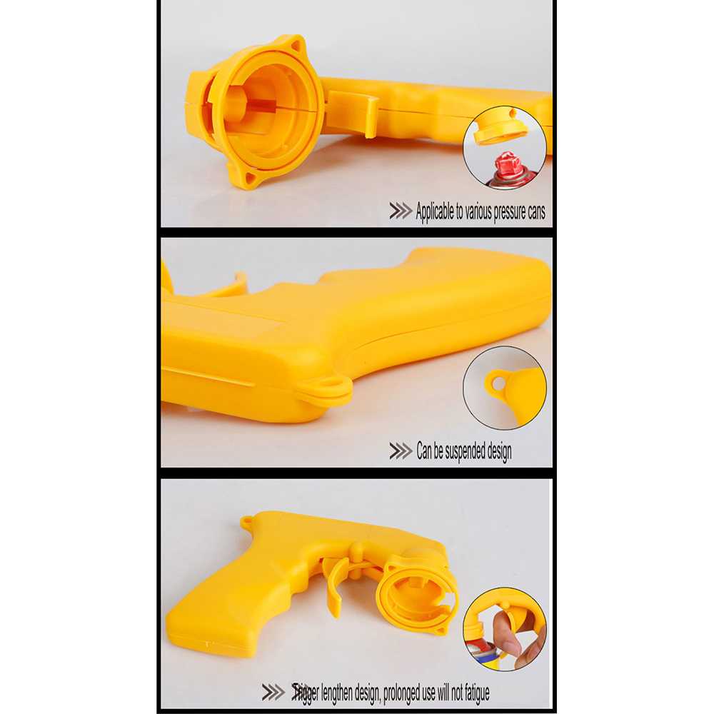 Sikeo Spray Gun Alat Bantu Cat Semprot Pilok - SK001-Hitam