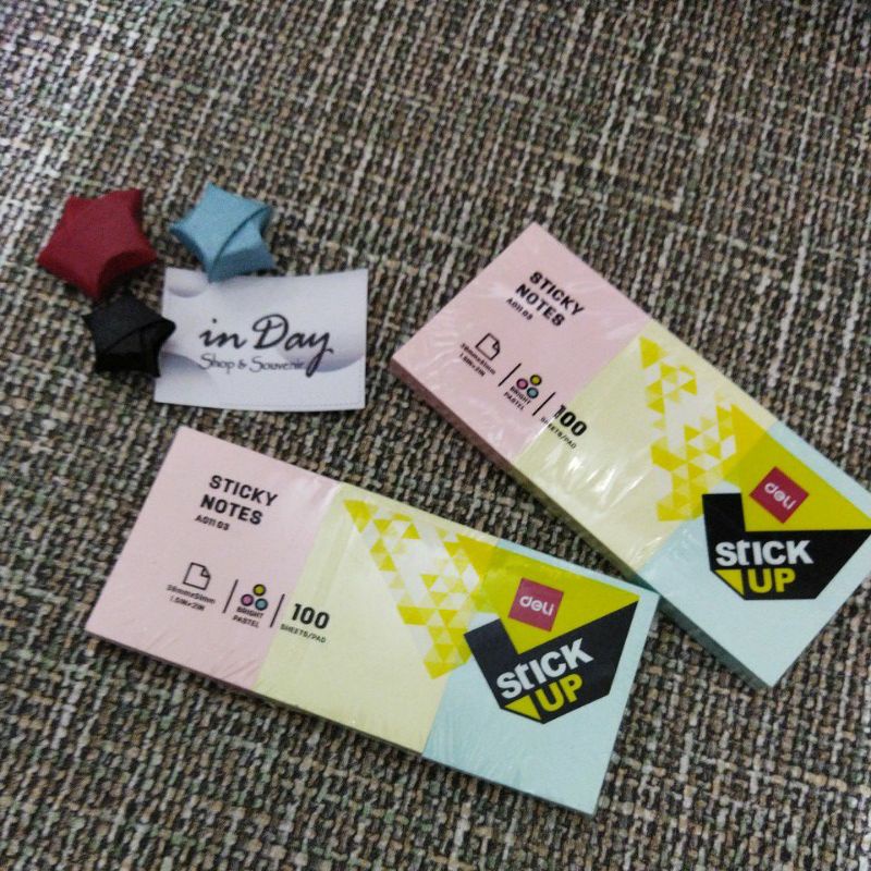 Sticky Notes 3 Warna | INDAY SHOP