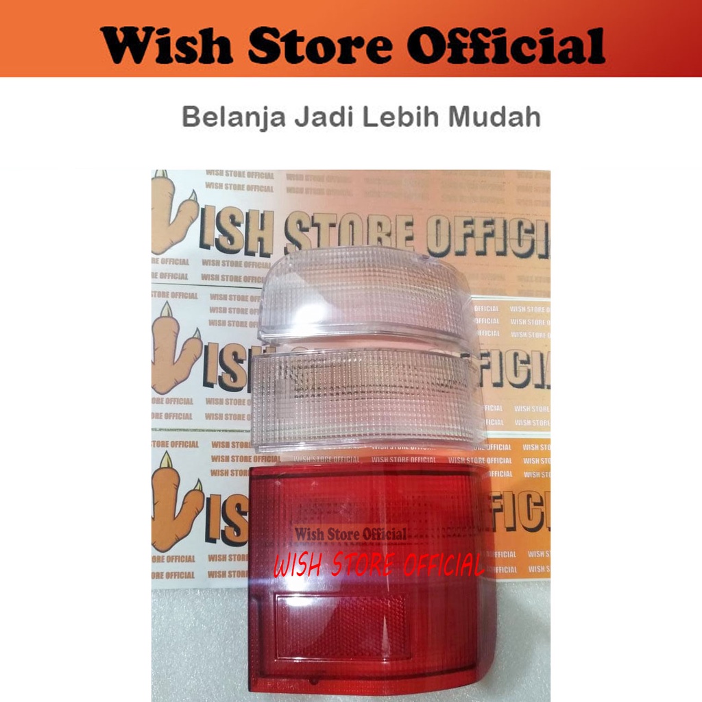 Mika Kaca Lampu Stop Lamp Belakang Rem Stoplamp Kijang Kapsul LX LSX LGX KRISTA 2000 2001 2002 Merah