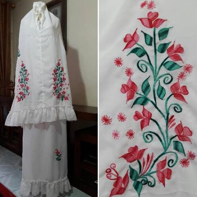 Abqa Bordiran Mukena Bordir Strimin Bukittinggi Bukittinggi