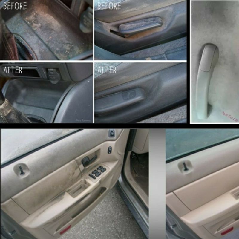 PAKET HEMAT PEMBERSIH INTERIOR &amp; PENGKILAP INTERIOR  MOBIL/JOK/BELUDRU/DASBOARD