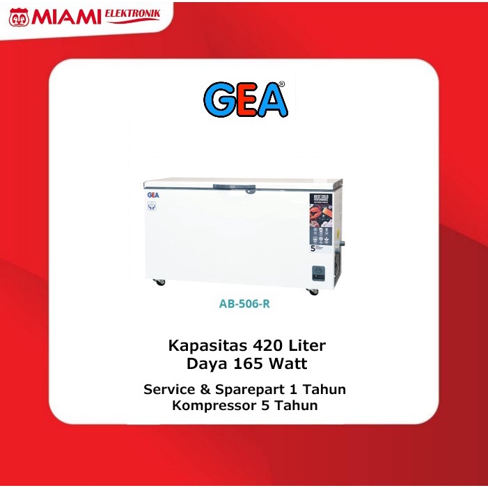 Chest Freezer GEA AB-506-R / AB506R Freezer Box 420 Liter 165 Watt