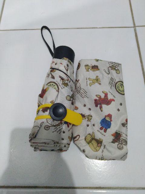 Payung Lipat Mini Ringan Anti Angin / Uv / Hujan