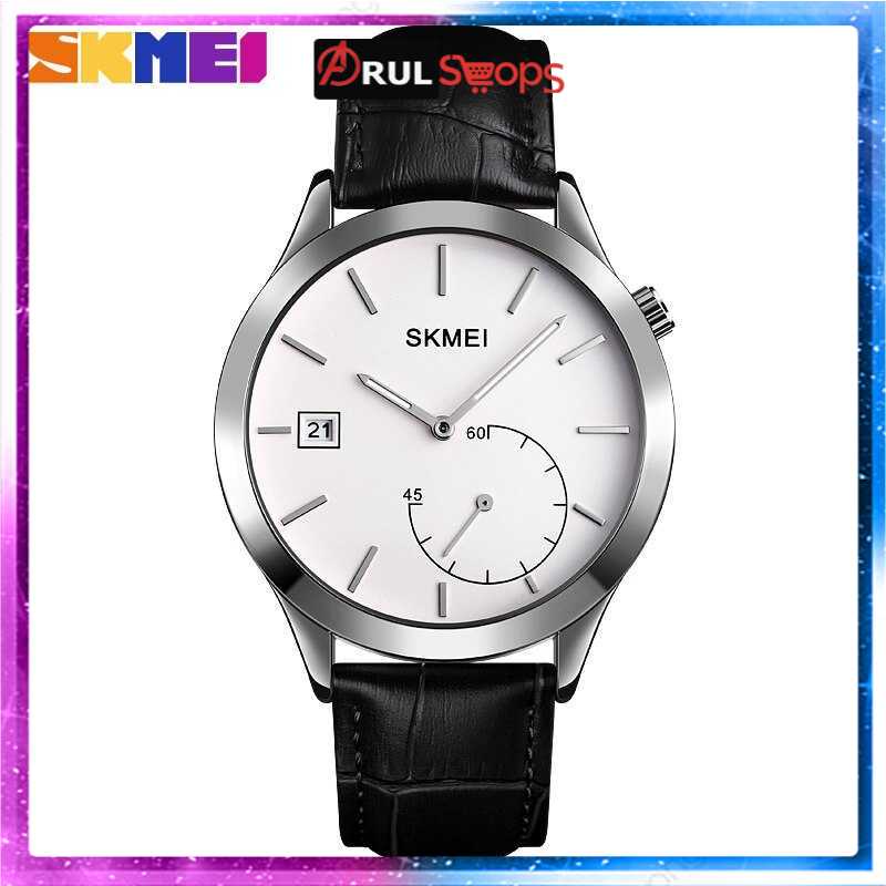 SKMEI Jam Tangan Analog Pria Strap Kulit - 1581