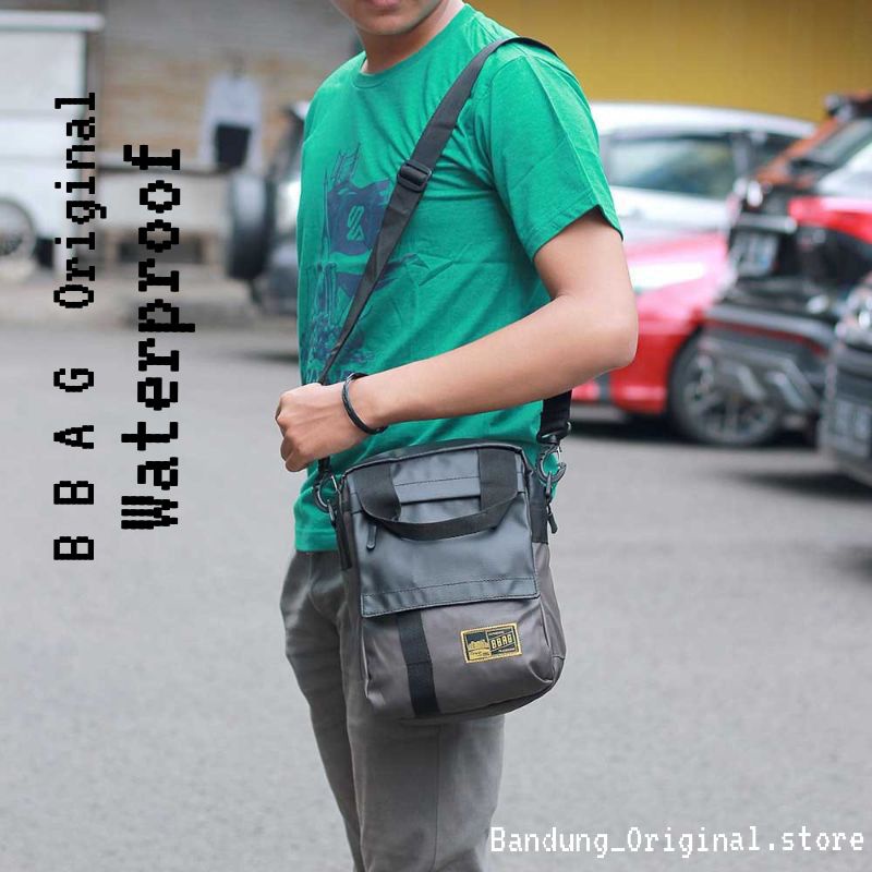 New Arrival - Tas Waistbag Pria Salempang Jinjing Tenteng Premium Waterproof Anti Air Terbaru Promo