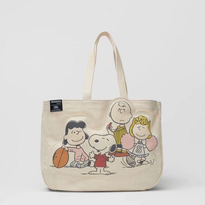 ZRA PEANUTS TOTE BAG