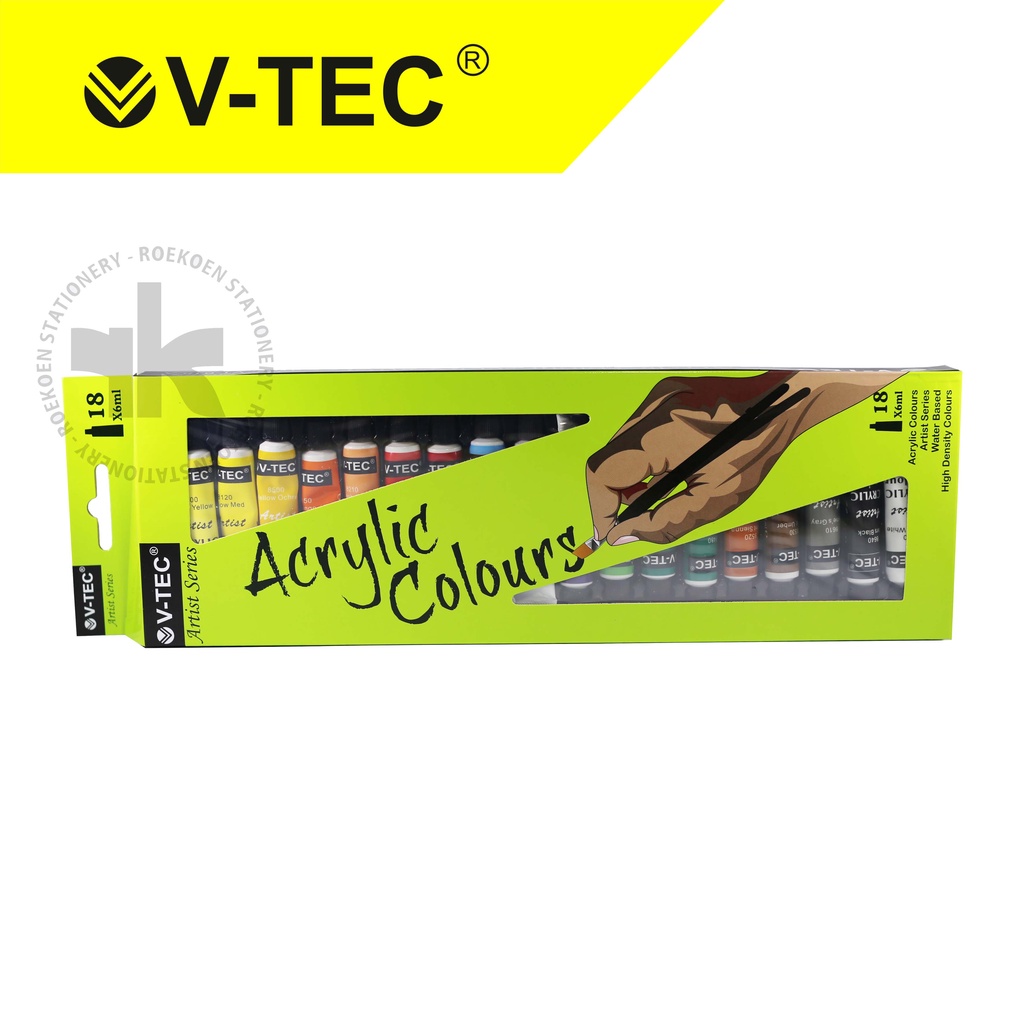 

V-Tec Cat Acrylic Set 6ml VT-618A (18 Warna)