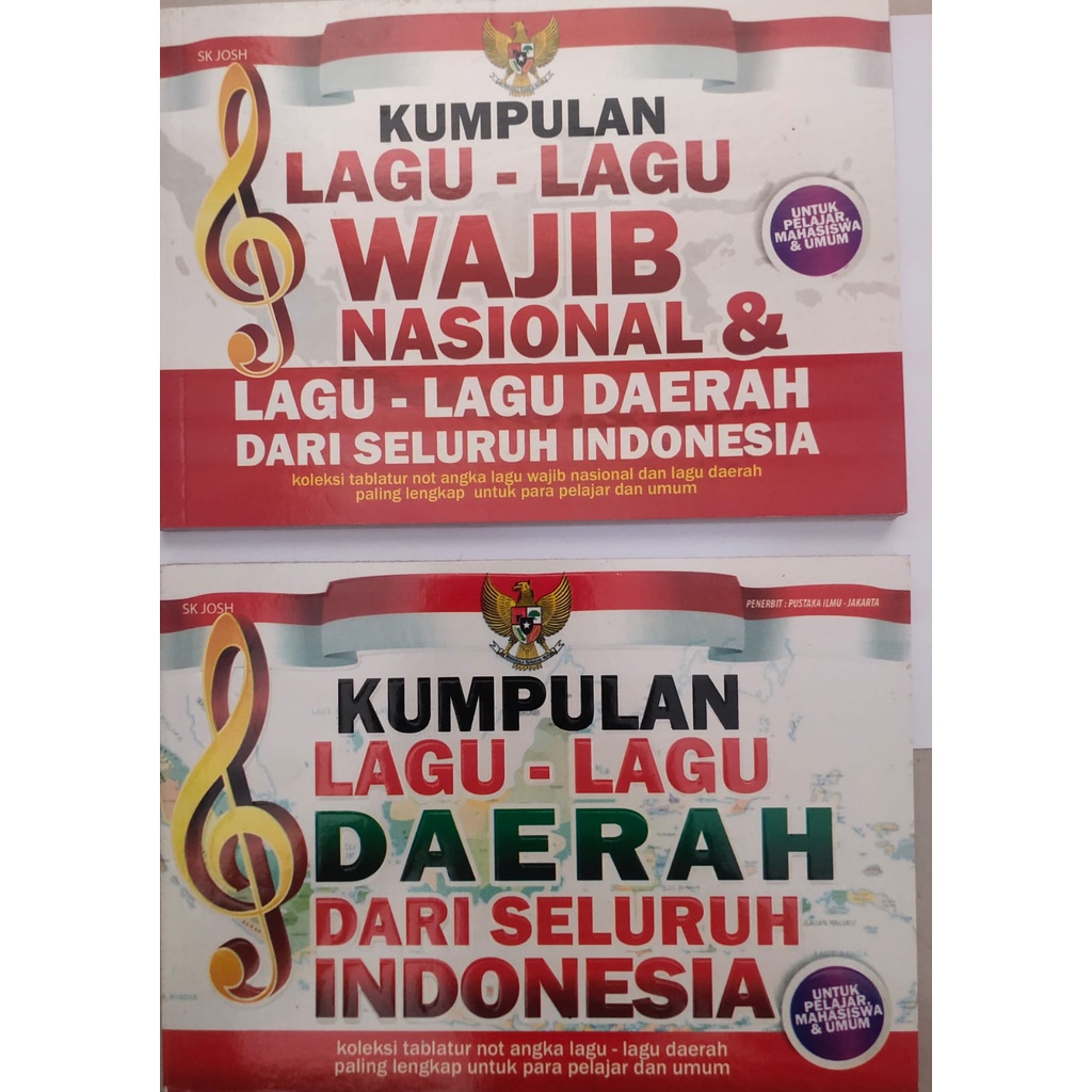 Kumpulan lagu-lagu Wajib Nasional dan lagu lagu-lagu Daerah  dari seluruh Indonesia