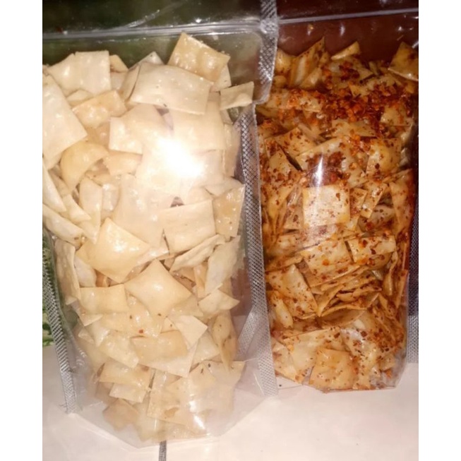 

250 gram Pangsit Goreng Super Original Pedas Cemilan Makanan Ringan