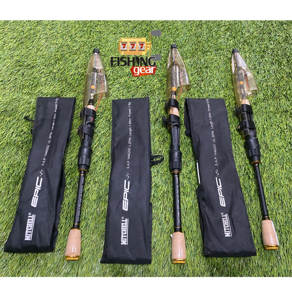 JORAN MITCHELL EPIC R TELESCOPIC CARBON SPINNING ROD 120CM - 180CM