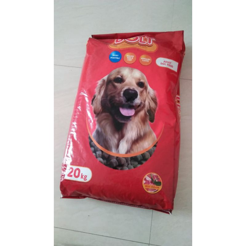 BOLT dogfood beef flavor 20kg