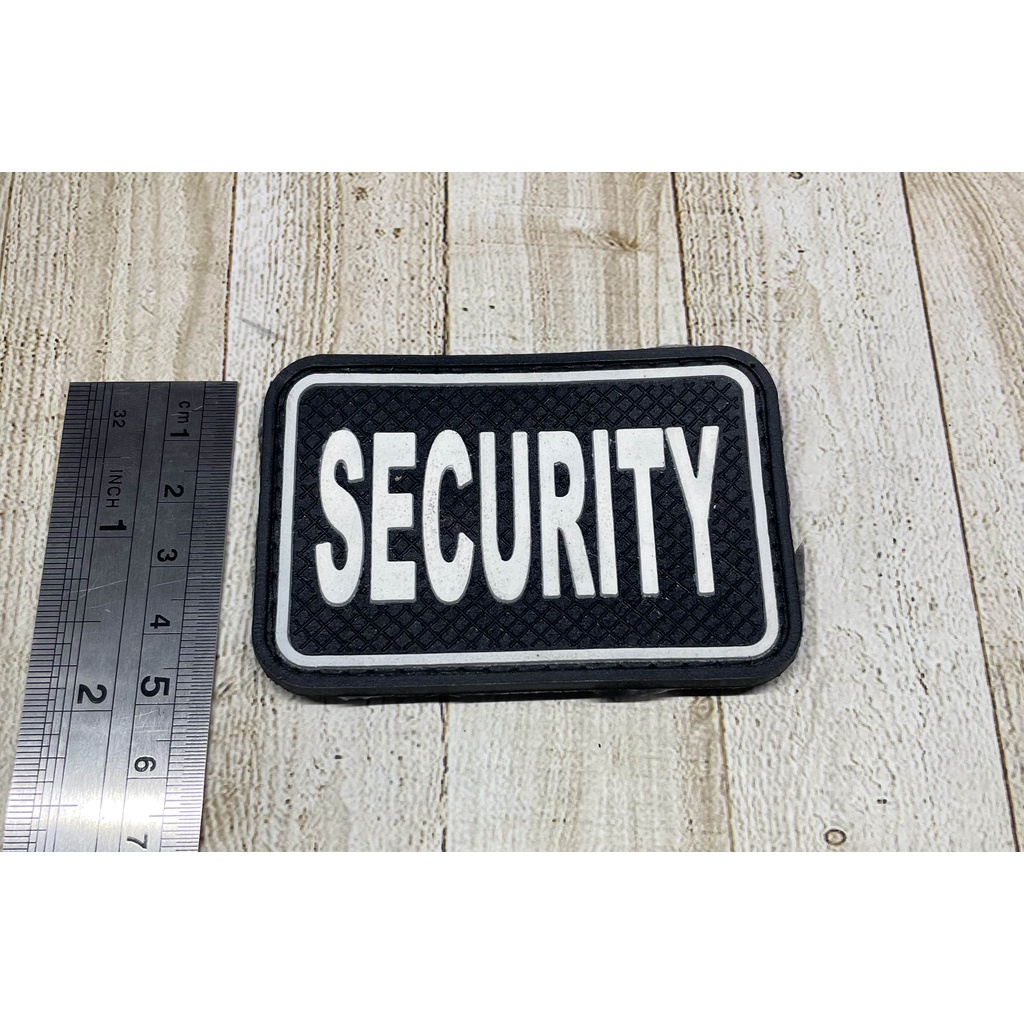 Prepetan Satpam | Patch Security | Velcro Karet Security -- Tulisan