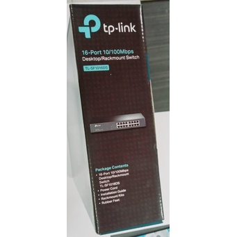 TP-LINK  TL-SF1016DS 16-Port 10/100Mbps Desktop/Rackmount Switch TLSF1016DS TPLINK