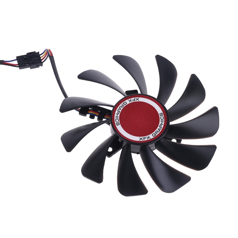 Bt 2pcs 95mm FDC10U12S9-C CF1010U12S Cooler Fan Ganti Untuk XFX Radeon RX580 RX590 Graphics Card Cooling Fan