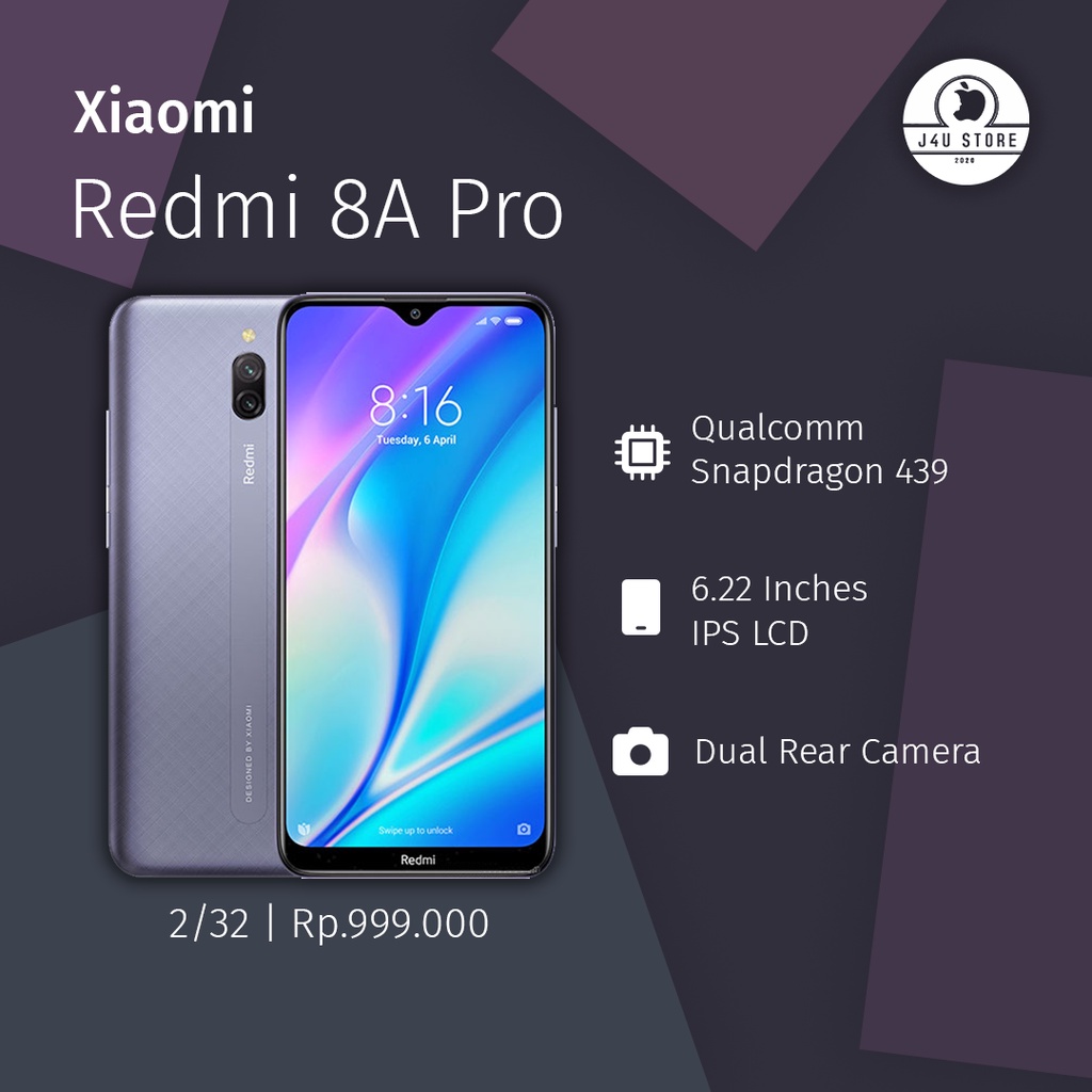 Redmi 8A Pro 2/32 Second Fullset