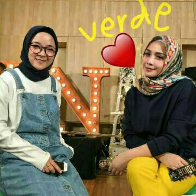 Verde Nagita Kerudung Print Segi Empat | Deenay | Bahan Voal/Scarf Printed Voal