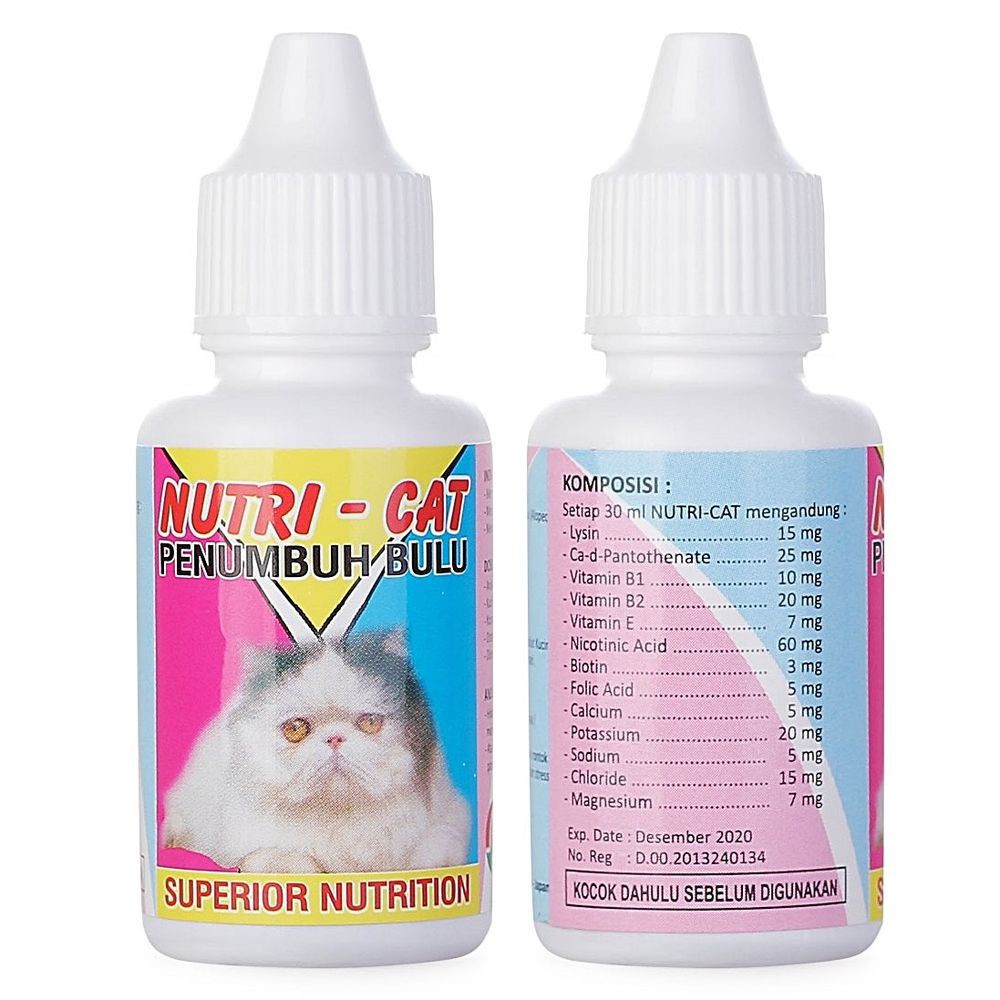 NTRI - NUTRICAT 30ML | Vitamin Penumbuh Bulu Kucing,Original Tamasindo