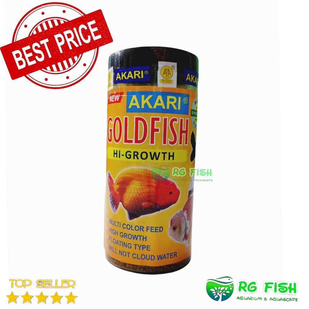 Pakan ikan Koki Akari Goldfish Hi-Growth Makanan ikan Koki