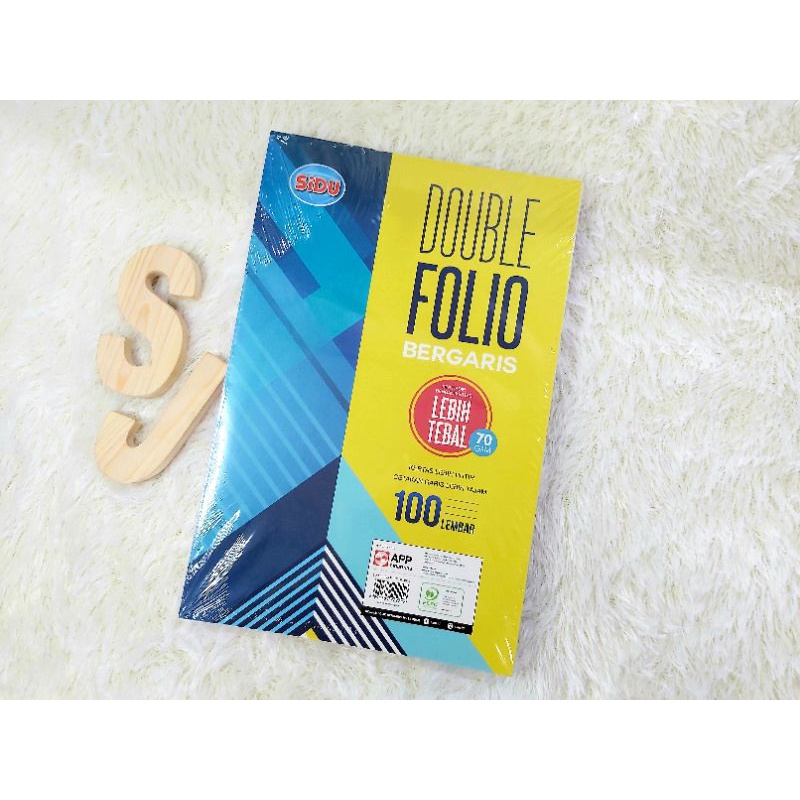 

Kertas/Double Folio Bergaris Sidu 70gr 100 Sheets SINAR DUNIA
