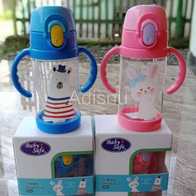 Baby Safe Tritan Straw Cup Botol Minum Anak 350 ml TRI01