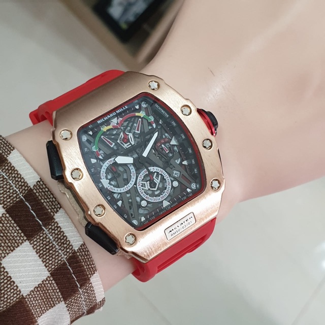 jam tangan pria R1CHARD M1LL3 MCLAUREN RM50 SUPER PREMIUM