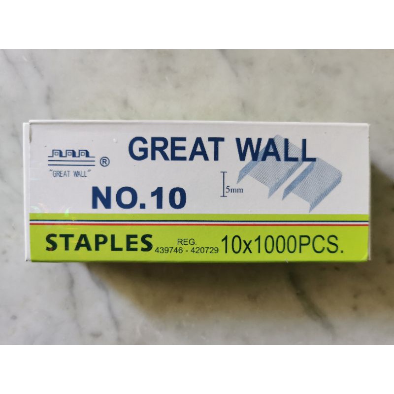 

isi staples great wall kecil ASLI per 1 box.