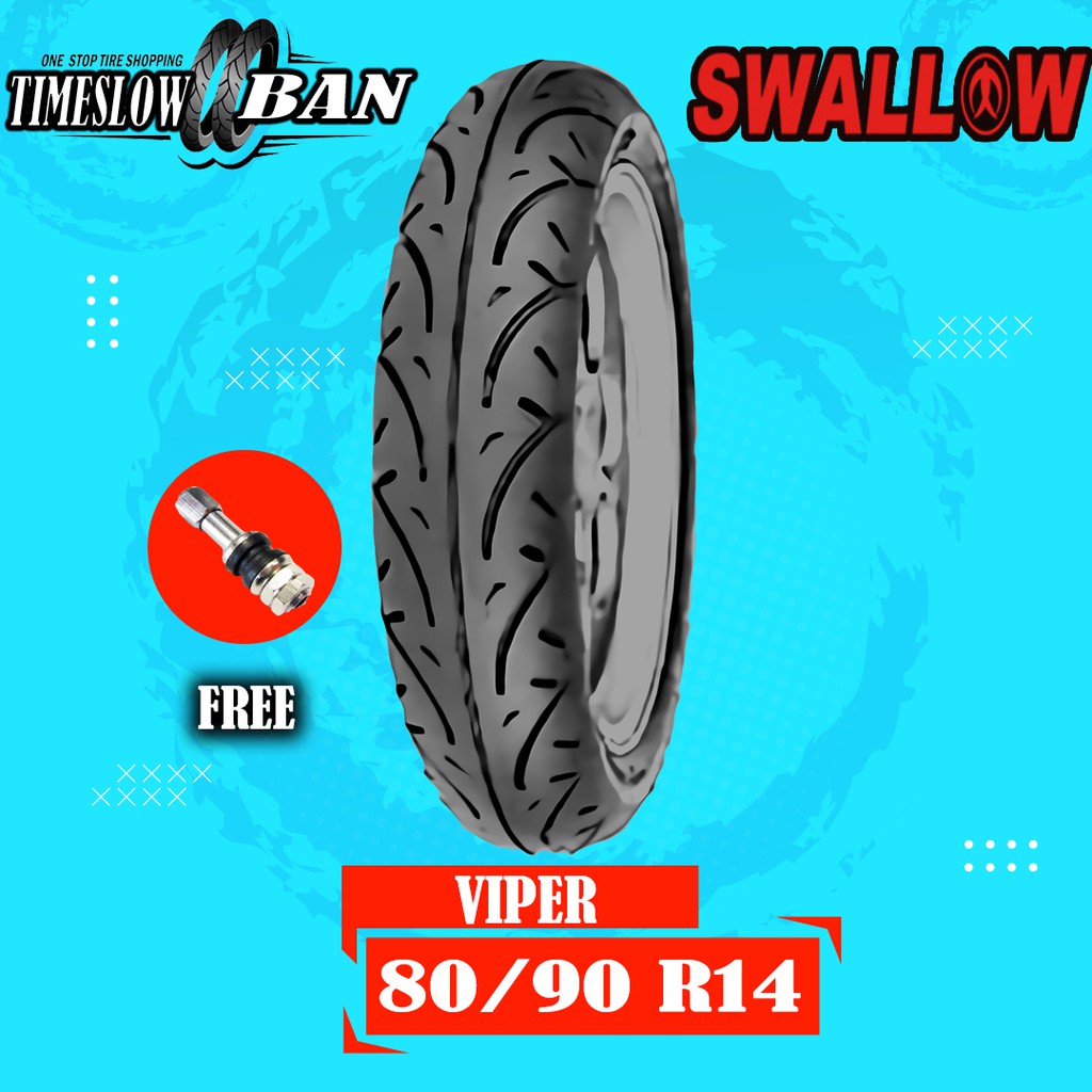 Ban Motor Matic // SWALLOW VIPER 80/90 Ring 14 Tubeless
