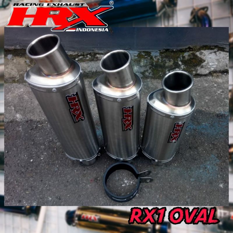 Silincer HRX Exhaust type RX1 SS ThreeOval