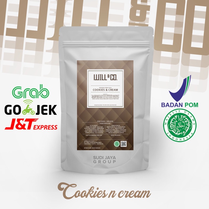 

COOKIES N CREAM POWDER WILL N CO ( BUKAN DENALI - TOFFIN )