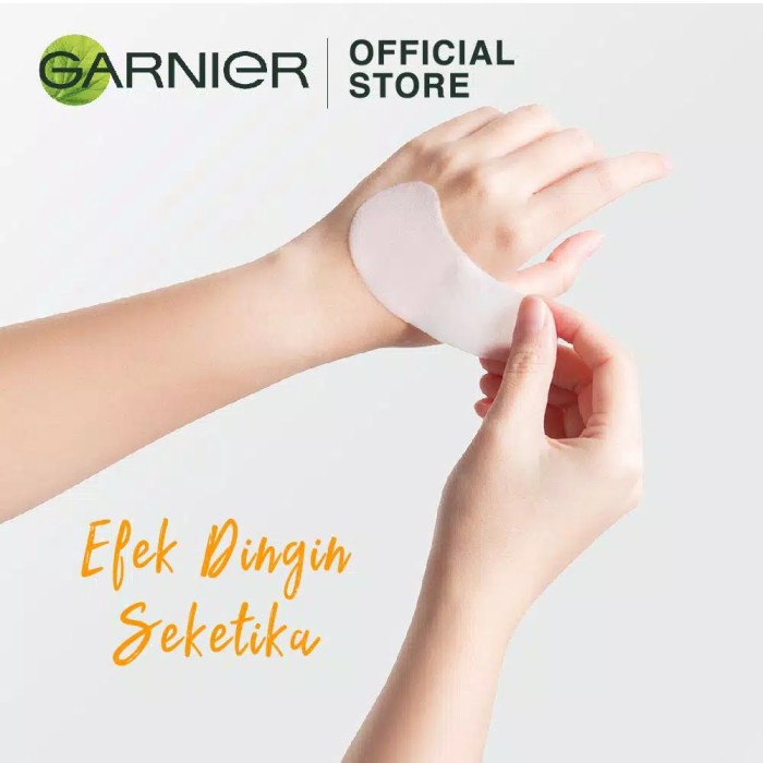 Mata-Masker- Garnier Eye Serum Mask Orange Masker Mata Penghilang Kantung Mata -Masker-Mata.