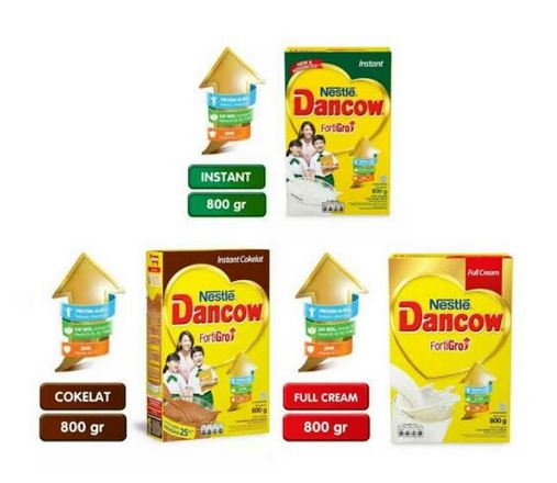 

Nestle Susu Dancow Fortigro 800gr Rasa Coklat / Instant / Full Cream, Dancow Fortigro 800g