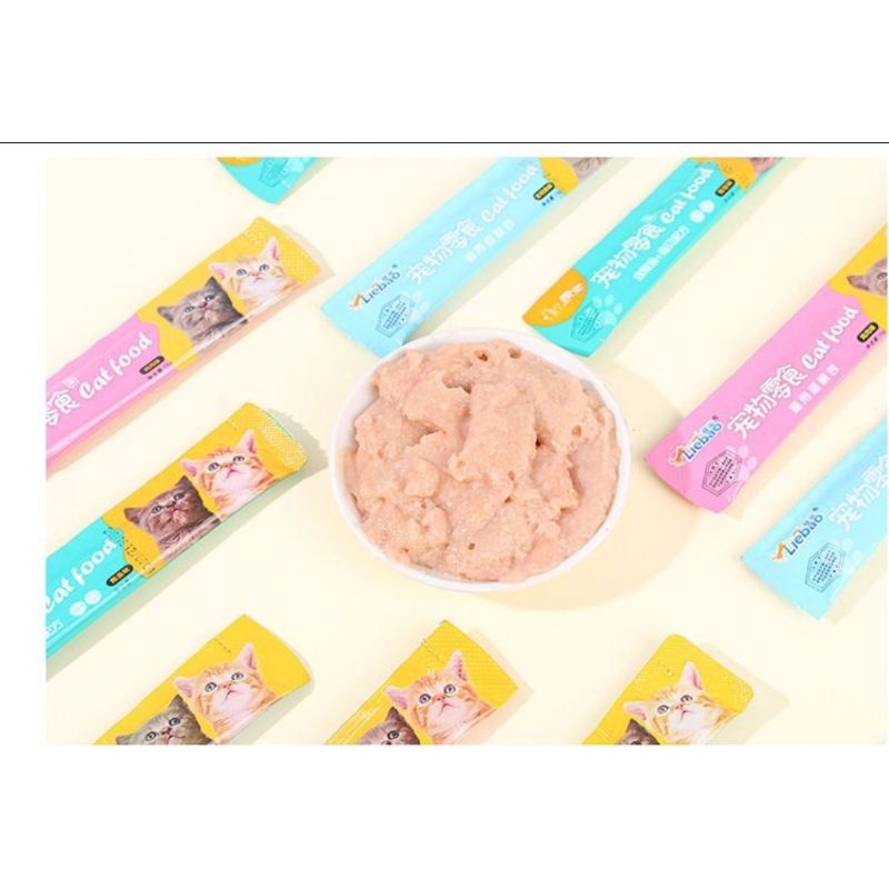 Snack kucing creamy treats NUKU MIUW 15gr setara Meo creamy bio creamy 100% Daging Asli Snack Terbaik Untuk Kucing Kesayangan FEZONE