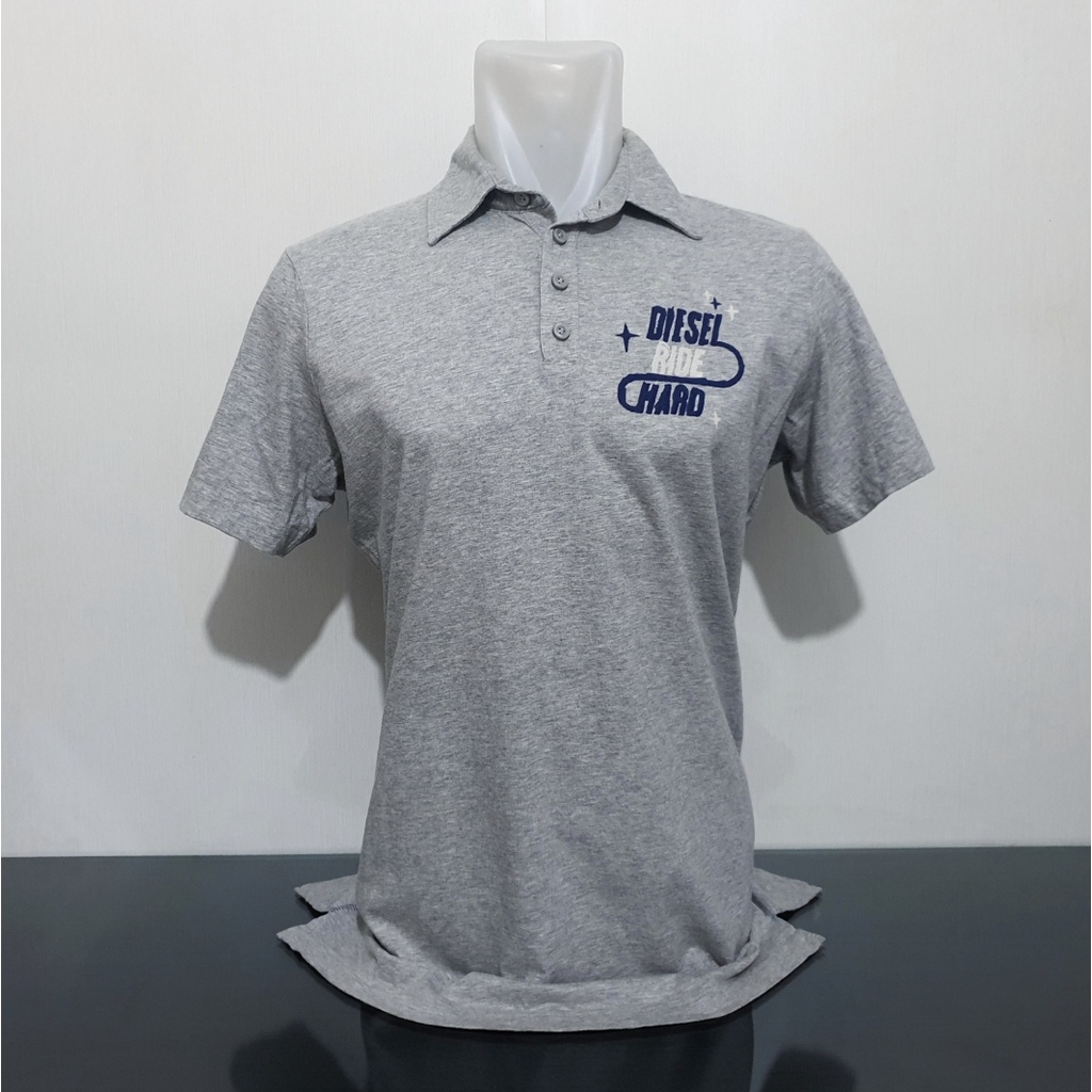 Baju Kaos Polo DIESEL - Size M sd L - Lebar Dada 53 cm - Original 100%