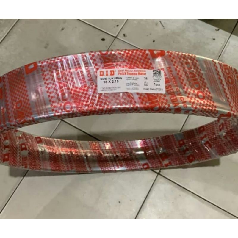 VELG/PELEK BESI JARI JARI DID UK 215 RING 18 CHROME