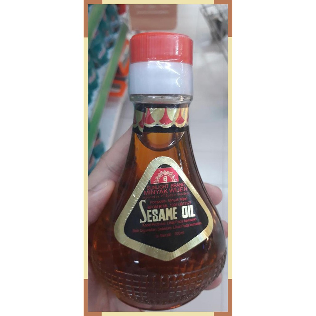 

Sesame oil / minyak wijen brand sunlight 100ml
