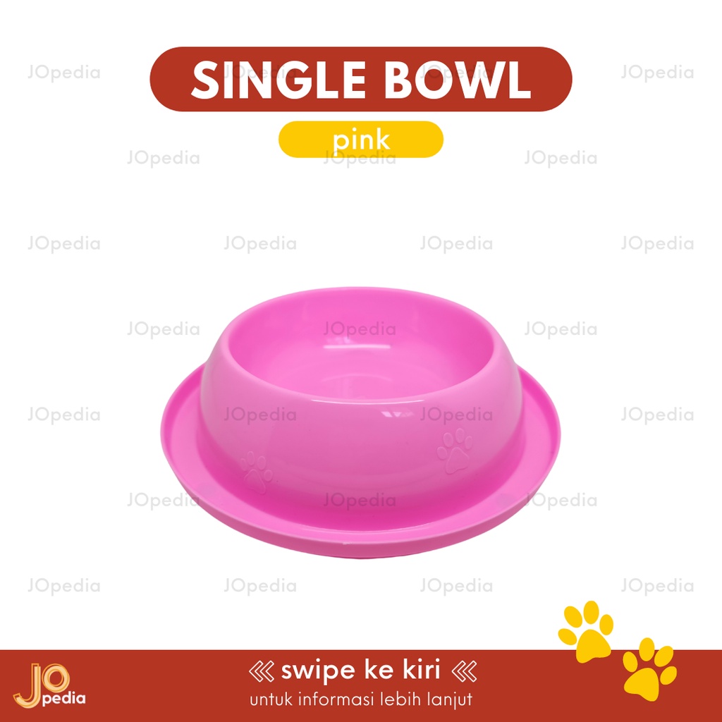 SINGLE BOWL ANTI SEMUT Tempat Makan Kucing Anjing Mangkok Feeder