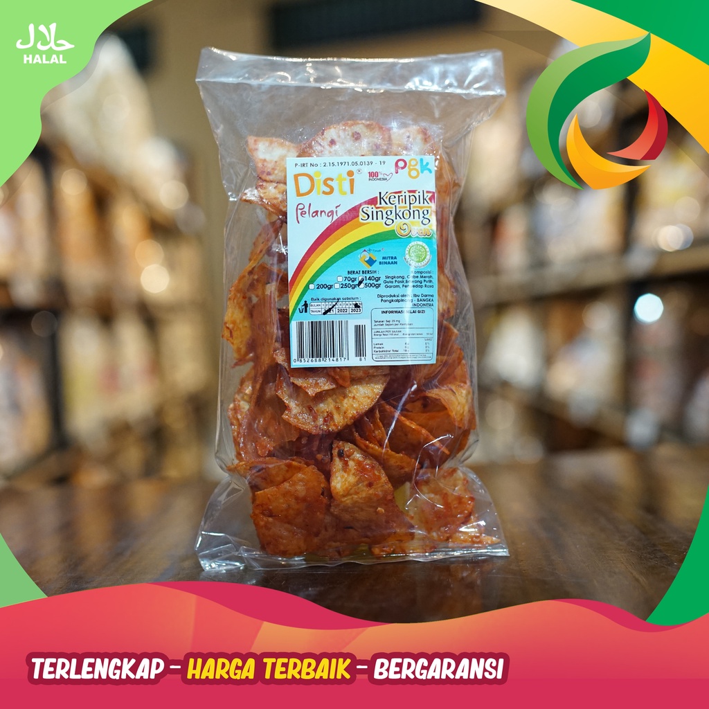

Kripik singkong oven pedas disti