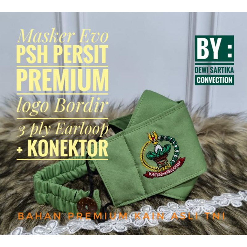 Masker PSH Persit Premium kain asli