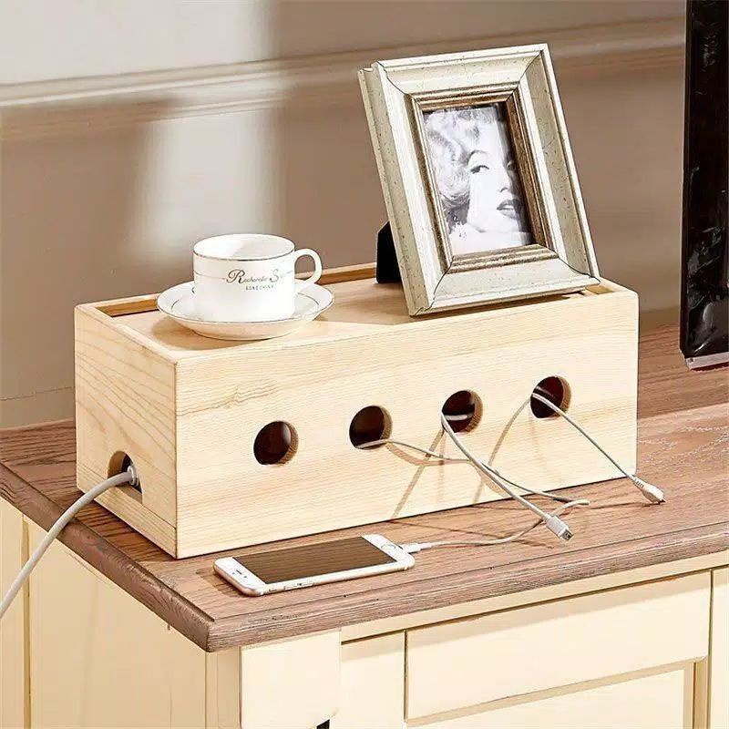 Rak Kotak Charger Unik Kayu Jati Belanda Custom Size requested by kak Arebabykids