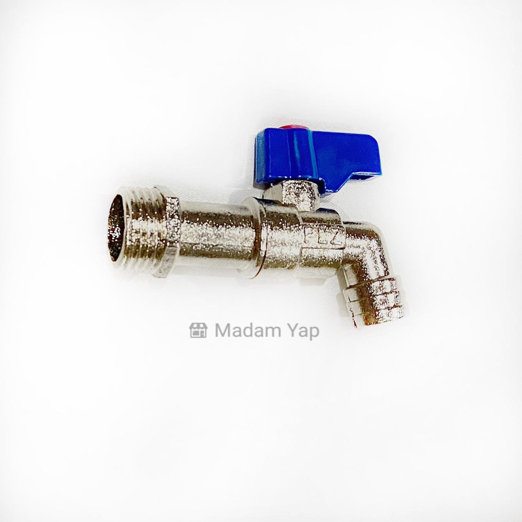 Keran Air Cebol 1/2&quot; Inch - Kran Tembok Taman Besi Mini