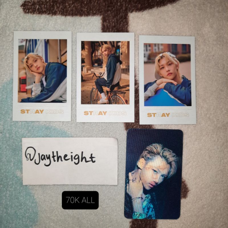 FELIX STRAYKIDS OFFICIAL POLAROID & LENTI UNLOCK GO LIVE