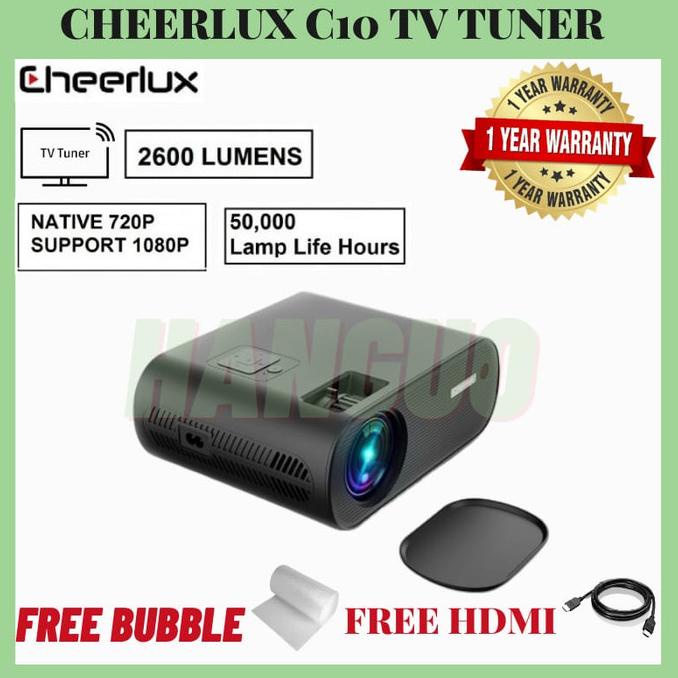Cheerlux C10 ATV | Projector C10 TV Tuner | Proyektor Cheerlux C10 ATV stock ada