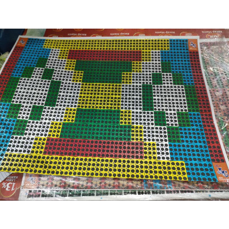 mainan gosok tak tik bom papan titik 12 15 16 20 besar kecil motif random