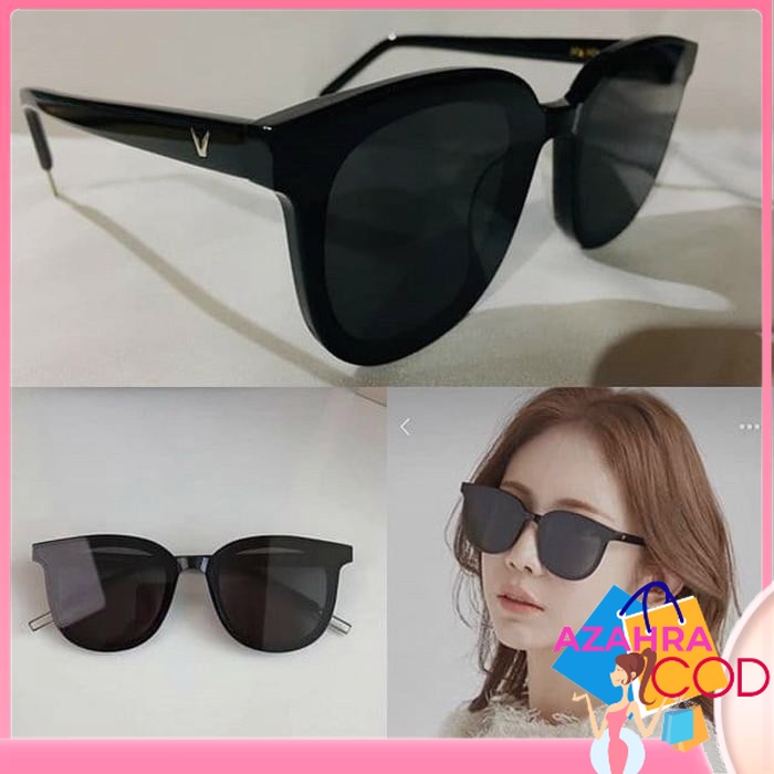 AZAHRA KACAMATA HITAM Korean kaca mata Design Retro Mata Kucing Kacamata Hitam Wanita Sunglasses