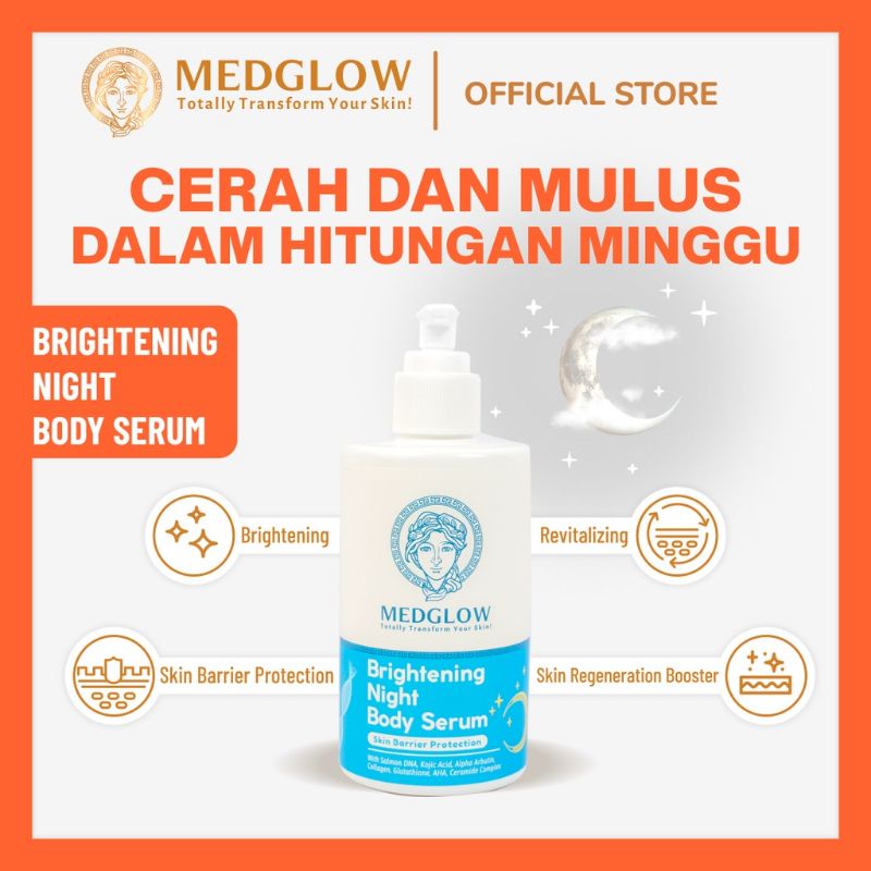 Medglow Brightening Night Body Serum